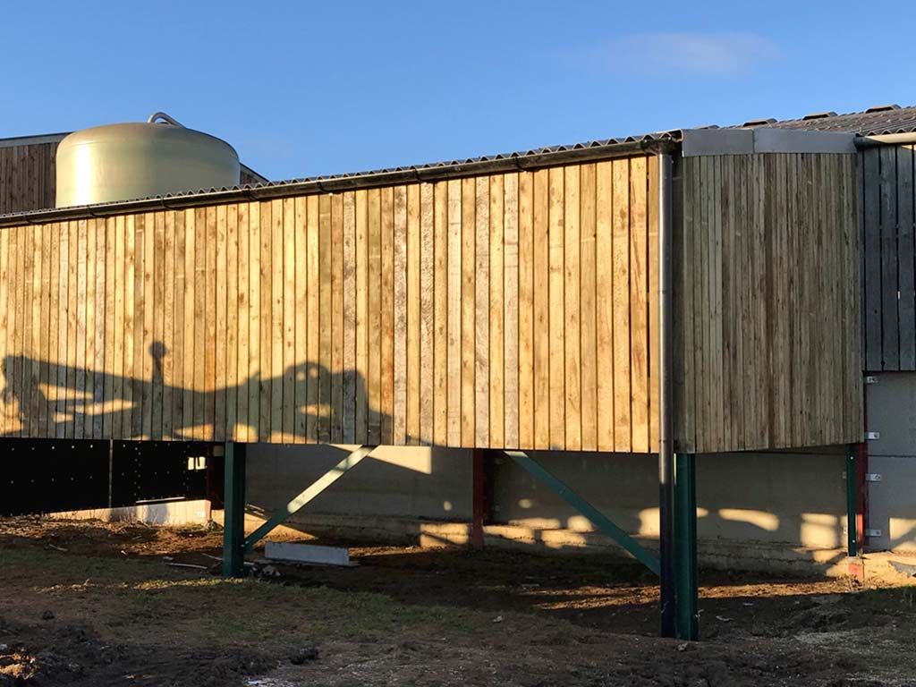 Lean-To Farm Shed