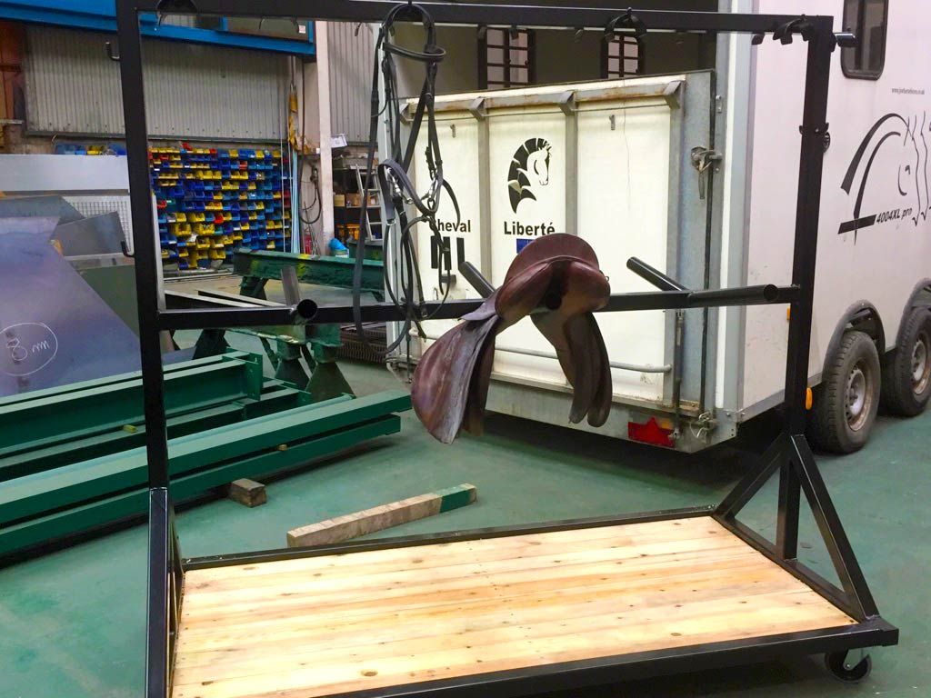 Bespoke Mobile Tack Rack